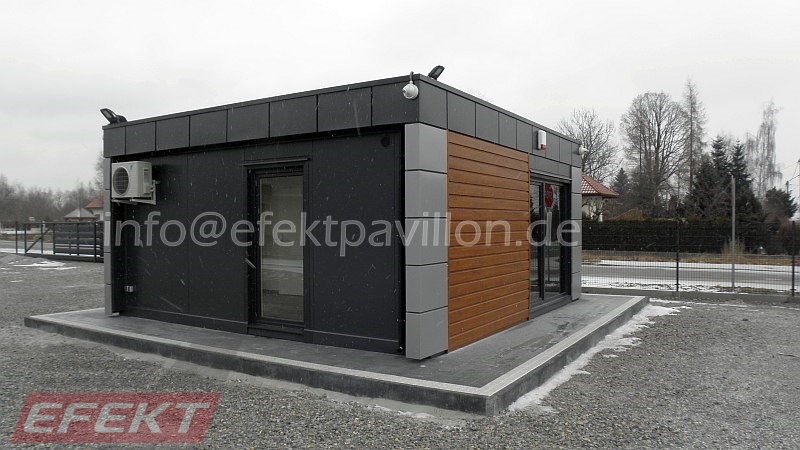 Bau eines modularen Containers - Efektpavillon